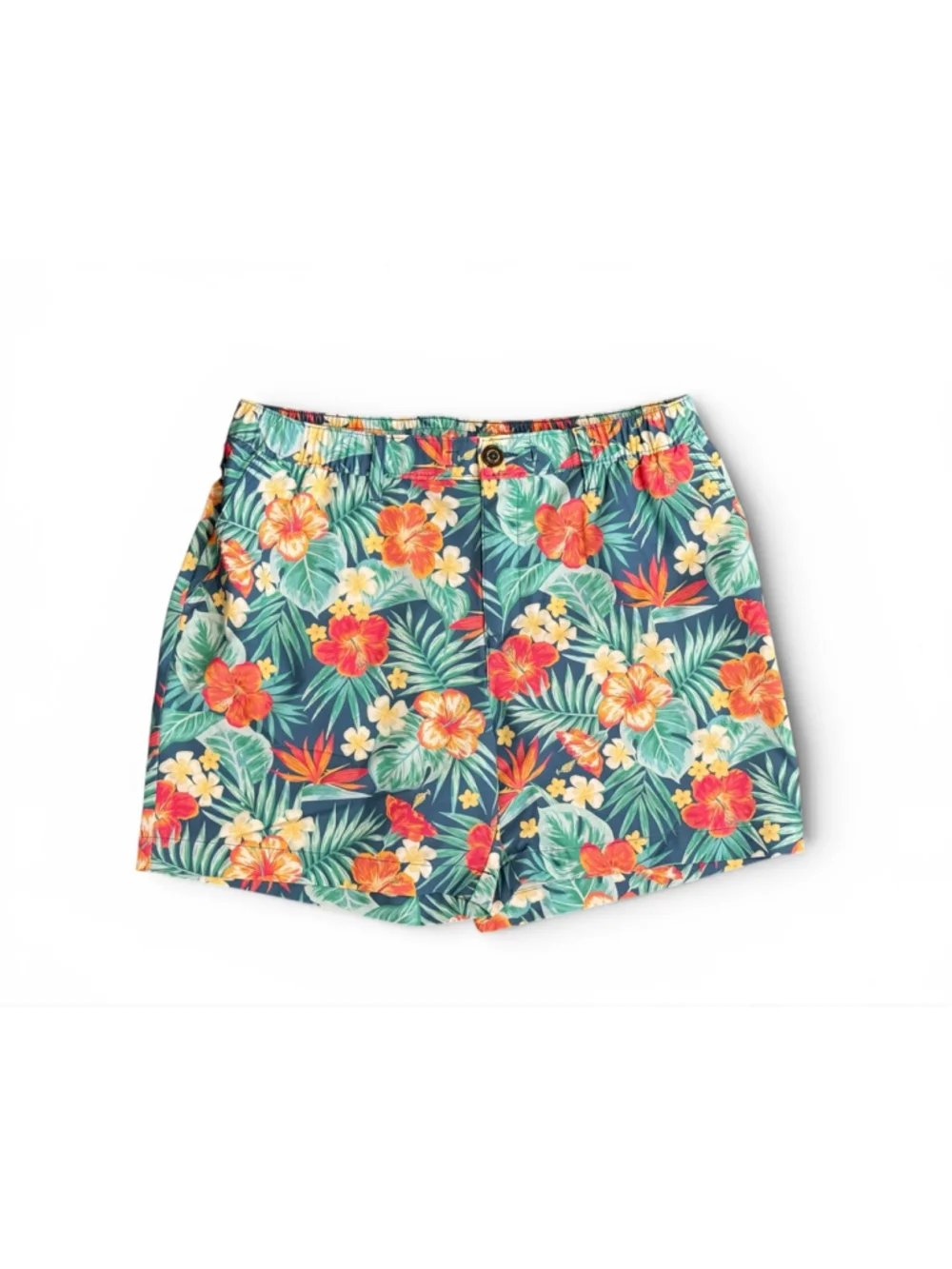 Chubbies Men’s Everywear 6” Inseam Tropical Floral Hybrid Shorts Sz XL